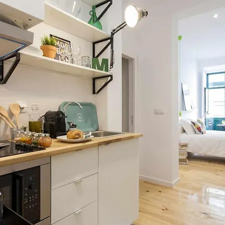 Appartamento Green- Modern Baixa Chiado Ar Condicionado Lisbona